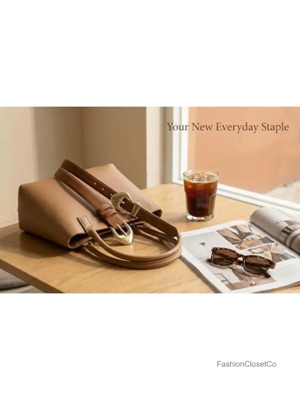Women's Leather Suede Belts for Jeans Dress Pants Waist Belts with Gold Buckle